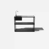 outdoor kitchen counter sink