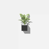 geo hanging cube planter