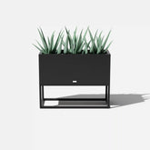 block raised long box planter