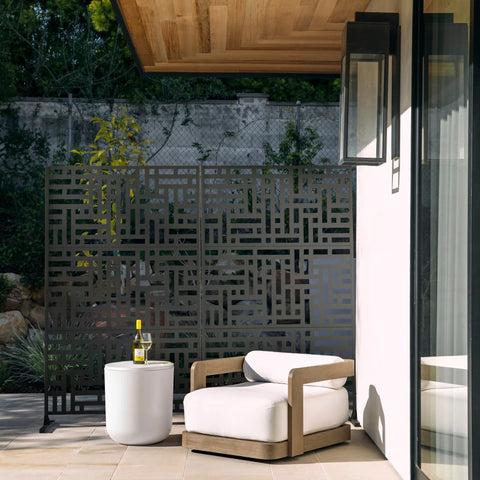 blocks privacy screen set
