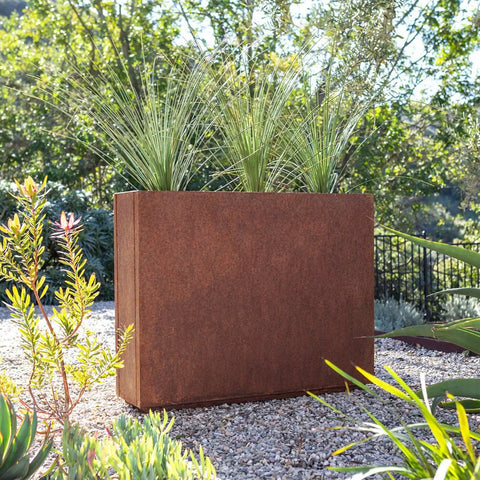 corten span planter