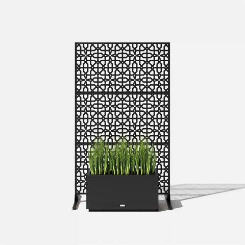corten parilla privacy screen set