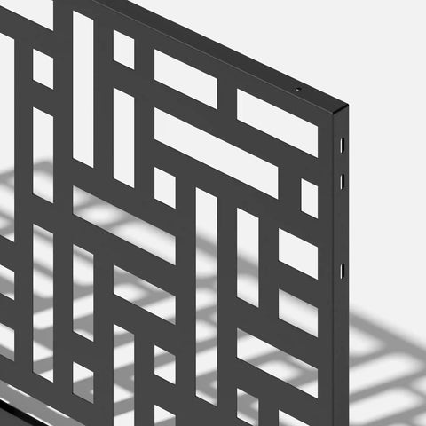 blocks privacy screen set