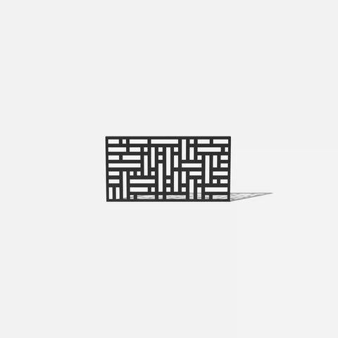 blocks privacy screen set