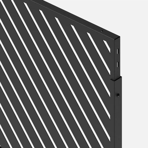 corten arrow privacy screen set