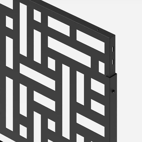 blocks privacy screen set