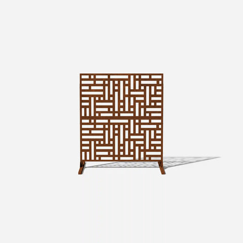blocks privacy screen set