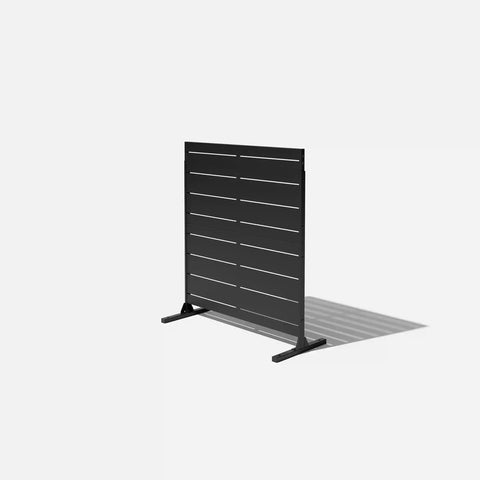 corten linear privacy screen set