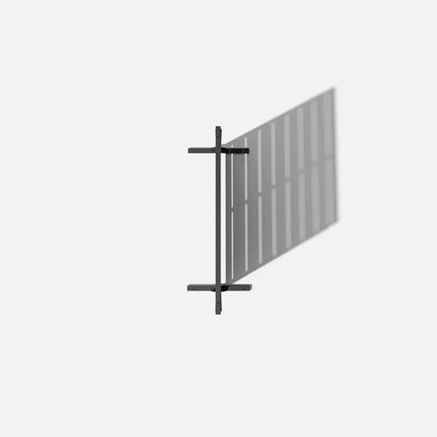corten linear privacy screen set