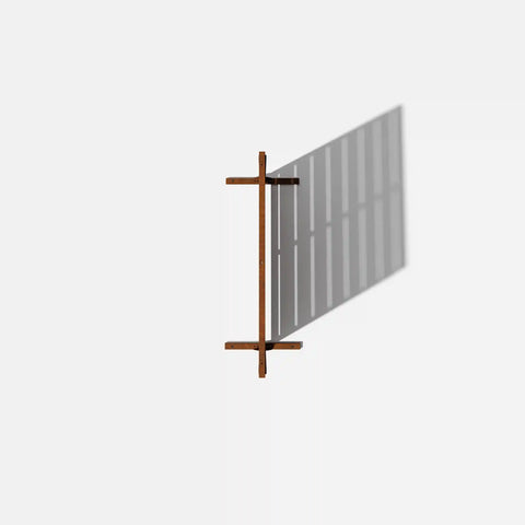 corten linear privacy screen set