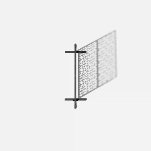 corten parilla privacy screen set