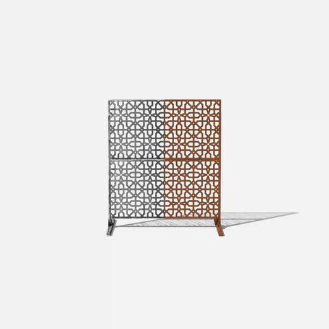 corten parilla privacy screen set