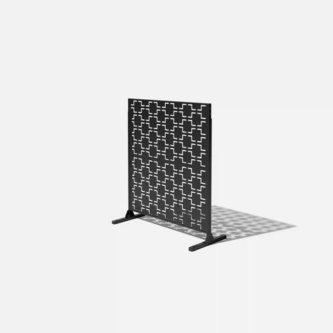 corten quadra privacy screen set