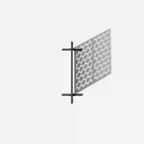 corten quadra privacy screen set