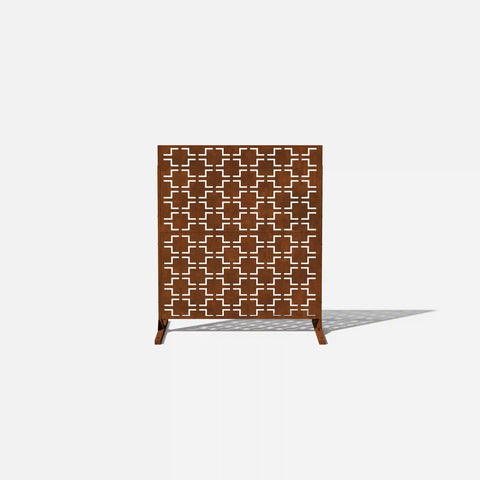 corten quadra privacy screen set
