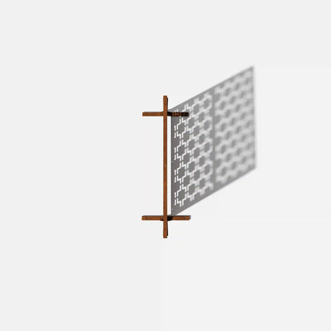 corten quadra privacy screen set