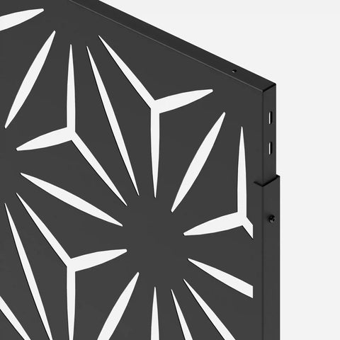 corten star privacy screen set