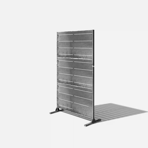 corten linear privacy screen set
