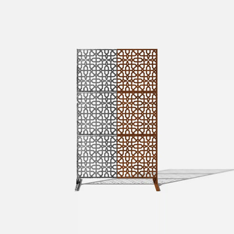 corten parilla privacy screen set