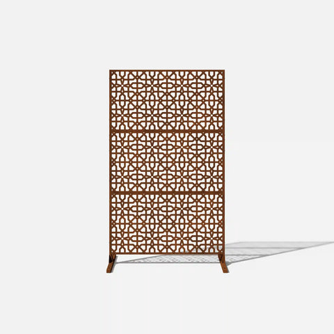 corten parilla privacy screen set