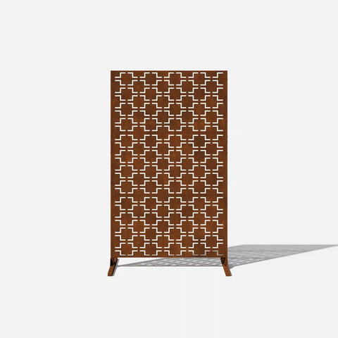 corten quadra privacy screen set