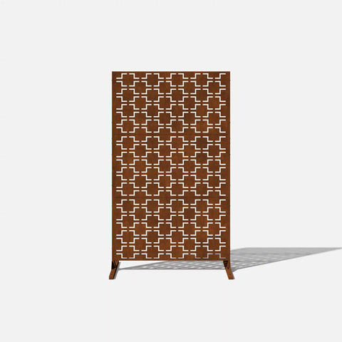 corten quadra privacy screen set