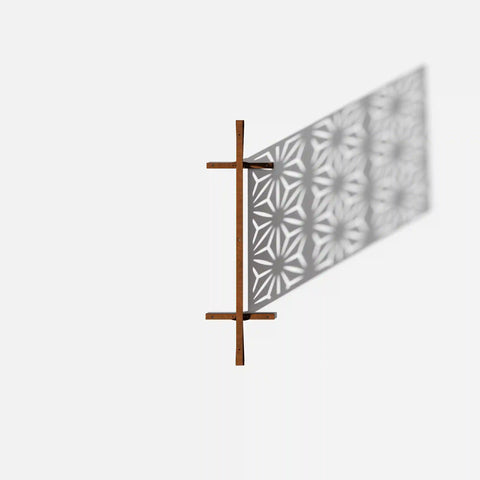 corten star privacy screen set