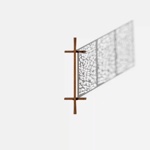 corten web privacy screen set