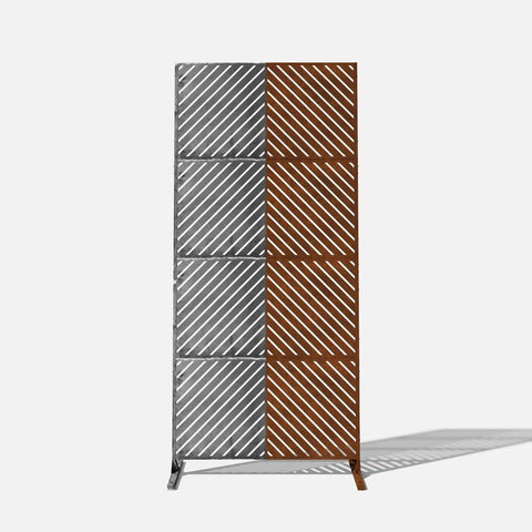 corten arrow privacy screen set