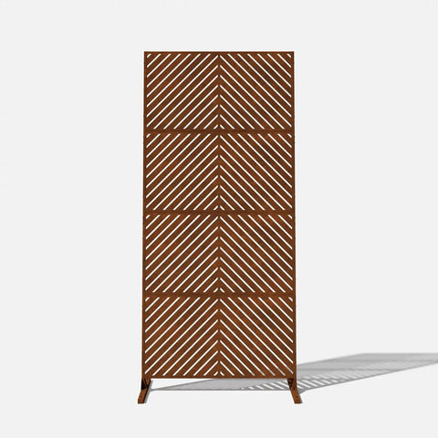 corten arrow privacy screen set