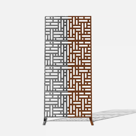 blocks privacy screen set