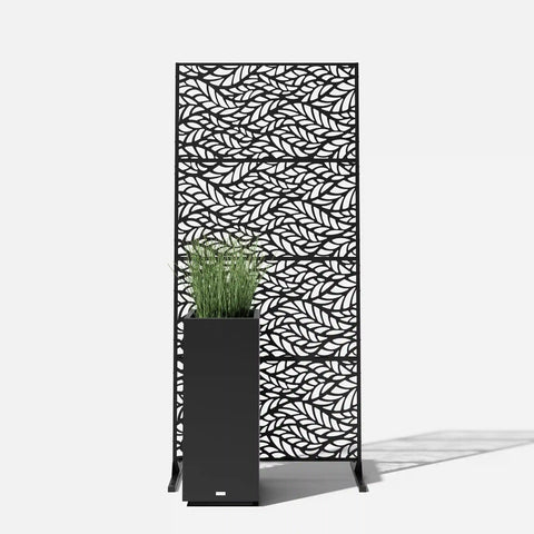 corten flowleaf privacy screen set