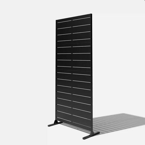corten linear privacy screen set
