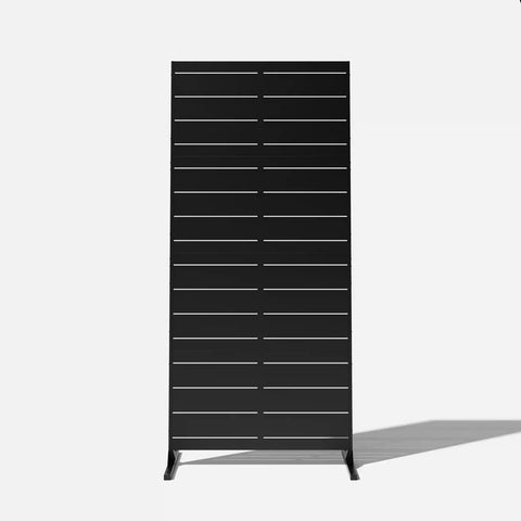 corten linear privacy screen set