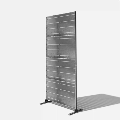 corten linear privacy screen set