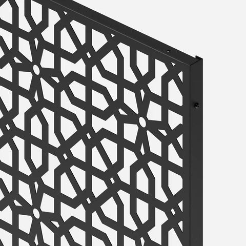 corten parilla privacy screen set