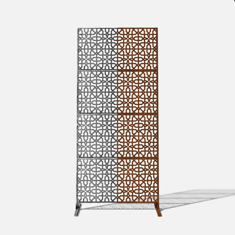 corten parilla privacy screen set