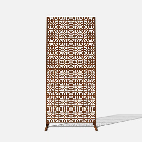 corten parilla privacy screen set