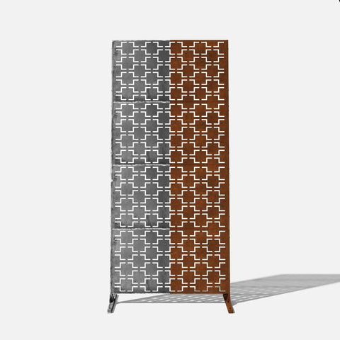 corten quadra privacy screen set