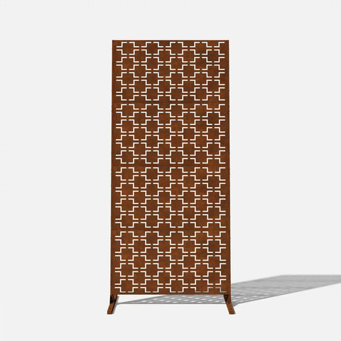 corten quadra privacy screen set