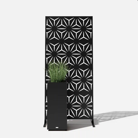 corten star privacy screen set