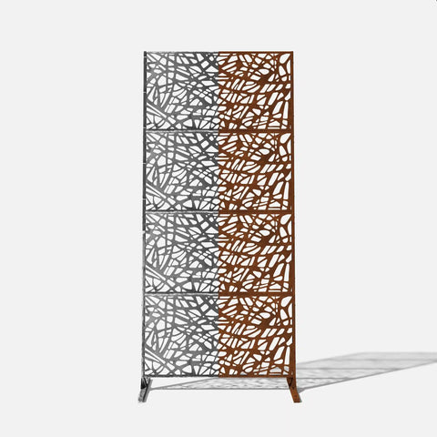 corten web privacy screen set
