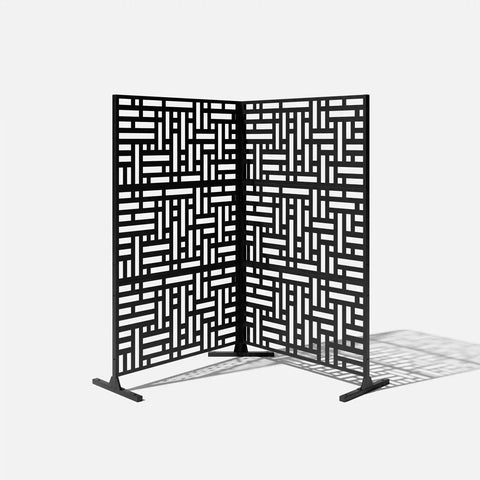 blocks privacy screen set