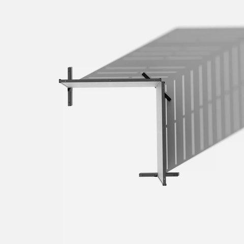 corten linear privacy screen set