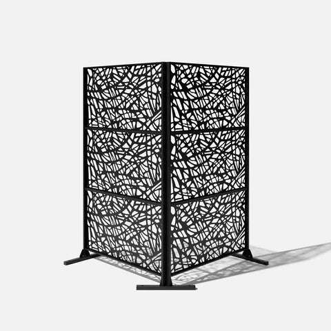 corten web privacy screen set