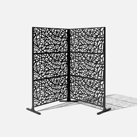 corten web privacy screen set