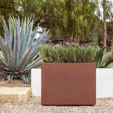 corten span planter