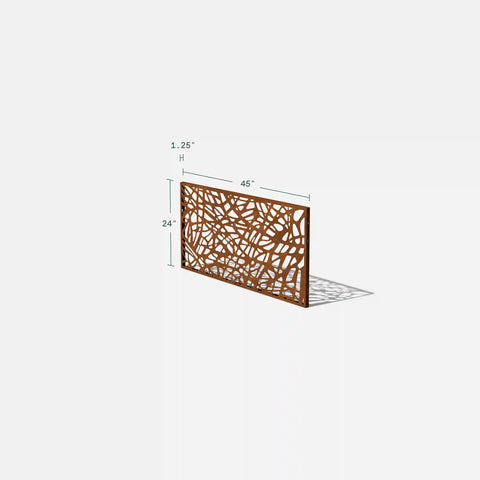 corten web privacy screen set