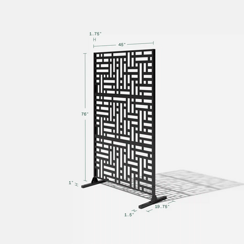 blocks privacy screen set