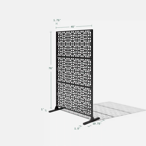 corten parilla privacy screen set